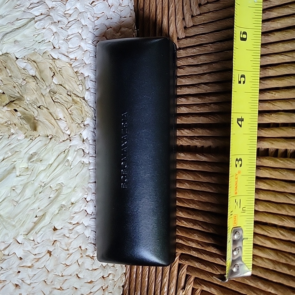 BCBGMAXAZRIA black, hard eyeglass/sunglass case.